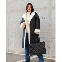 Черная дубленка на меху Черная дубленка на меху