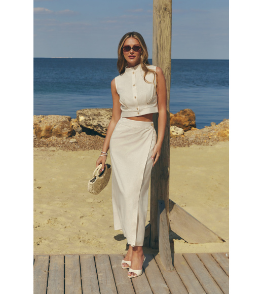 Бежевый женский жилет Seventeen 2380.6411