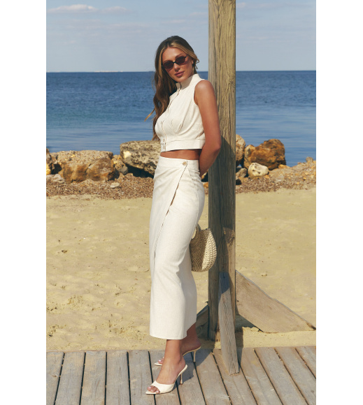 Бежевый женский жилет Seventeen 2380.6411