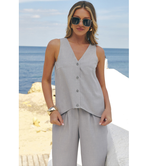 Серый женский жилет Seventeen 2297.6402