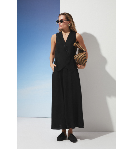 Черный женский жилет Seventeen 2274.6316