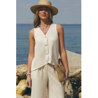 Бежевый женский жилет Seventeen 2297.6404