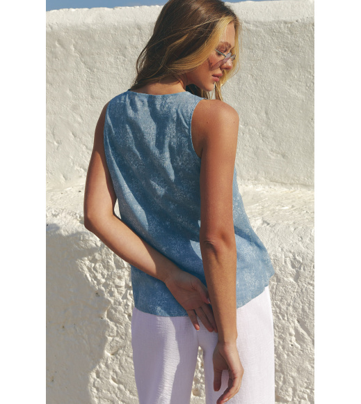 Голубой женский жилет Seventeen 2297.6405