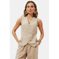 Бежевый женский жилет Seventeen 2274.6318