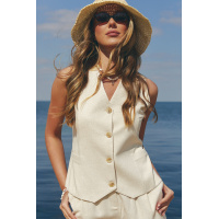 Бежевый женский жилет Seventeen 2381.6417