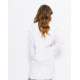 Белое асимметричное платье-рубашка с карманами