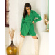 Зелена сукня-піджак з коміром