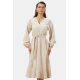 Бежевое муслиновое миди платье Seventeen 2283.6372