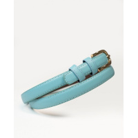 Тонкий ремень из мятной эко-кожи