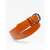 Светло-коричневый ремень со стразами