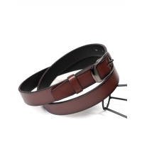 Коричневый классический ремень с градиентом