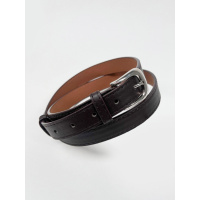 Кожаный ремень коричневого цвета