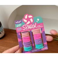 Комплект из 56 цветных резинок для волос