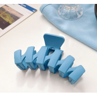 Голубой крупный краб для волос