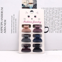 Набор из 6 разноцветных крабиков для волос