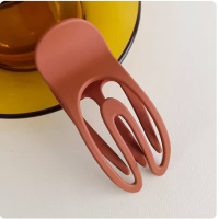 Матовый крабик терракотового цвета