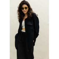 Черная женская рубашка Seventeen 2067.5375