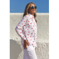 Белая женская рубашка Seventeen 2303.6393