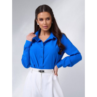 Классическая рубашка синего цвета