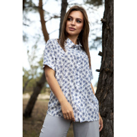 Мультиколор женская рубашка Seventeen 1341.4141