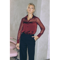 Бургунди женская рубашка Seventeen 2224.6195