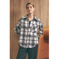 Серая женская рубашка Seventeen 2255.6283