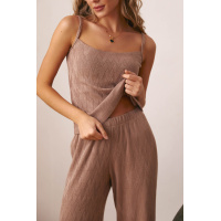 Коричневые женские брюки-пижама Seventeen 2235.6220