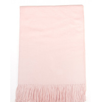 Кашемировый шарф палантин розового цвета