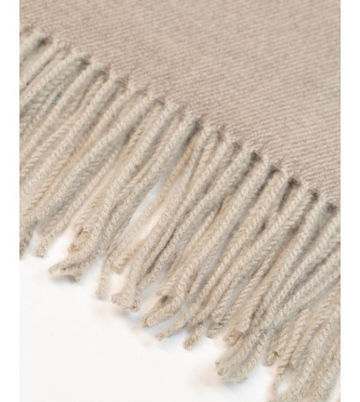 Кашемировый шарф палантин цвета хаки