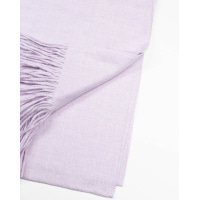 Кашеміровий шарф палантин бузкового кольору