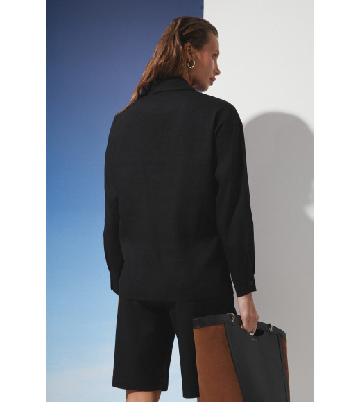 Черные женские шорты бермуды Seventeen 2269.6328