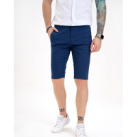 Темно-синие повседневные шорты чинос