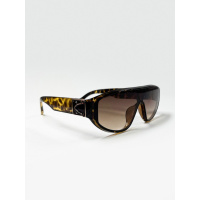 Леопардовые солнцезащитные очки-маска