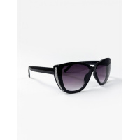 Черные солнцезащитные очки с блестящей вставкой