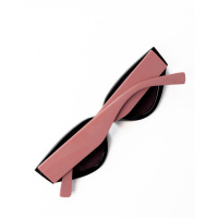 Черно-розовые узкие солнцезащитные очки