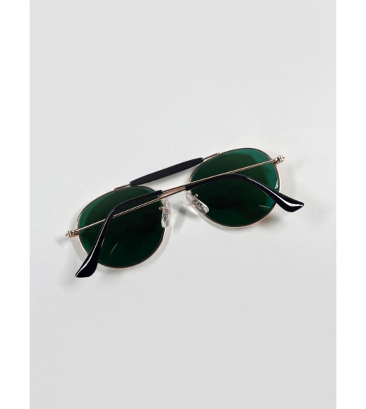 Солнцезащитные очки авиаторы с оранжевыми линзами