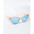 Сонцезахисні окуляри кішечки з блакитними лінзами