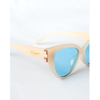 Солнцезащитные очки кошечки с голубыми линзами