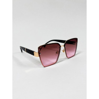 Розовые солнцезащитные очки в стиле оверсайз