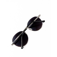 Сірі дзеркальні окуляри з металевою оправою