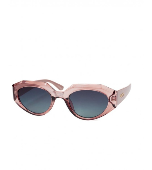 Розовые очки с футуристической оправой