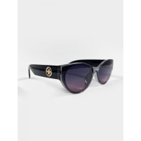 Темно-серые очки кошачий глаз