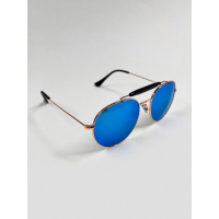 Солнцезащитные очки авиаторы с голубыми линзами