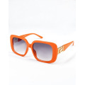 Оранжевые квадратные солнцезащитные очки