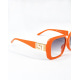 Оранжевые квадратные солнцезащитные очки