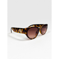 Леопардовые солнцезащитные очки в ретро стиле