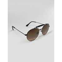 Темно-коричневые солнцезащитные очки с перемычкой