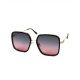 Солнцезащитные очки с черно-розовым градиентом