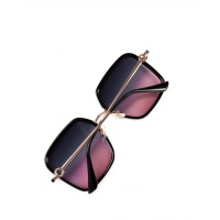Сонцезахисні окуляри з чорно-рожевим градієнтом