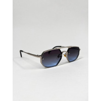 Серые солнцезащитные очки геометрической формы